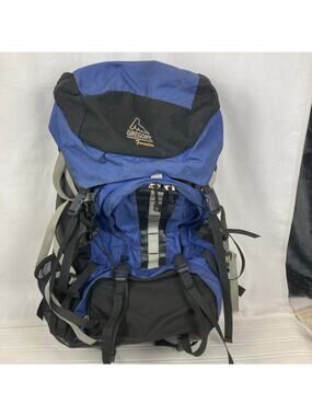 Gregory Forester Hiking Backpack M Blue Black Internal Frame Camp Trekking USA